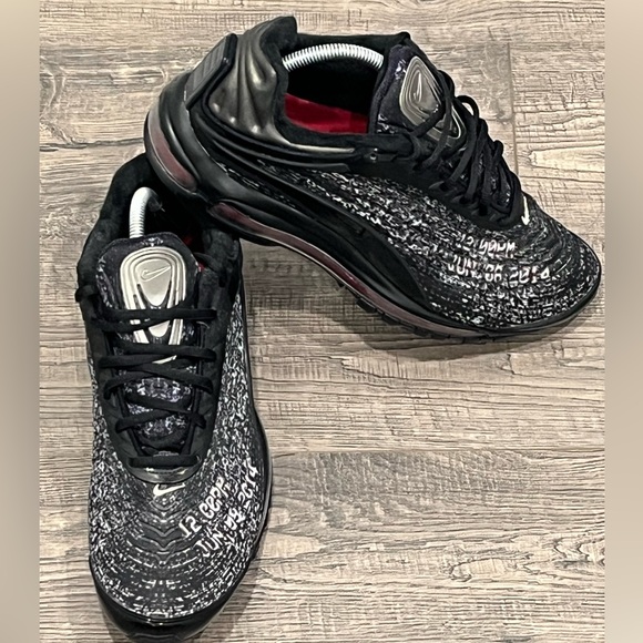 NIKE SKEPTA X AIR MAX DELUXE 'NEVER SLEEP ON TOUR' AQ9945-001 Size 10 - Picture 11 of 16